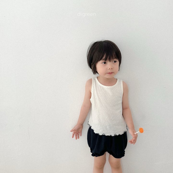 Digreen - Korean Children Fashion - #fashionkids - Dot Sleeveless - 5