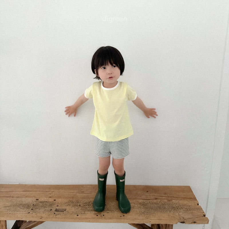 Digreen - Korean Children Fashion - #littlefashionista - Multi Stripe Short Leggings - 11