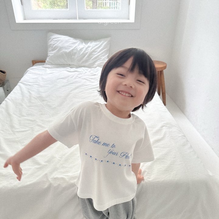 Digreen - Korean Children Fashion - #prettylittlegirls - Your Heart Tee - 5