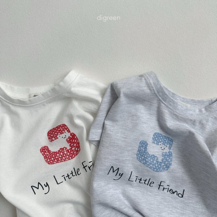 Digreen - Korean Children Fashion - #prettylittlegirls - Little Friend Tee