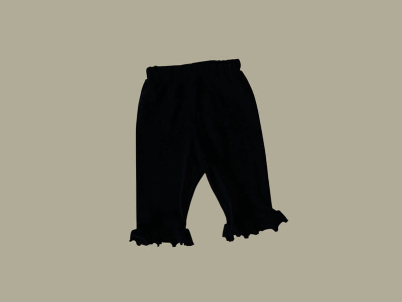 Dore Dore - Korean Children Fashion - #Kfashion4kids - Frill Capri Leggings - 3