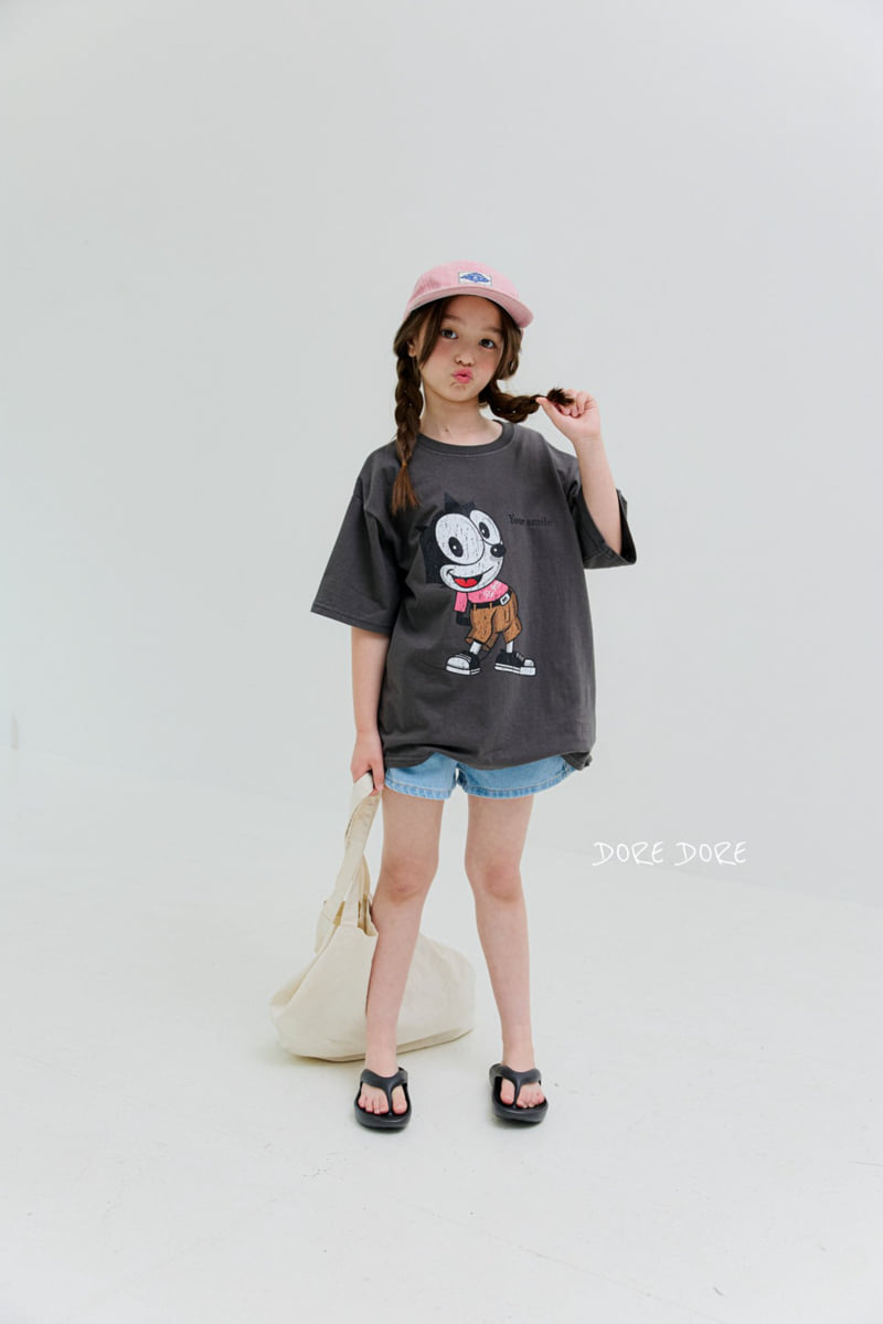 Dore Dore - Korean Children Fashion - #childofig - Cat Boxy Tee - 7
