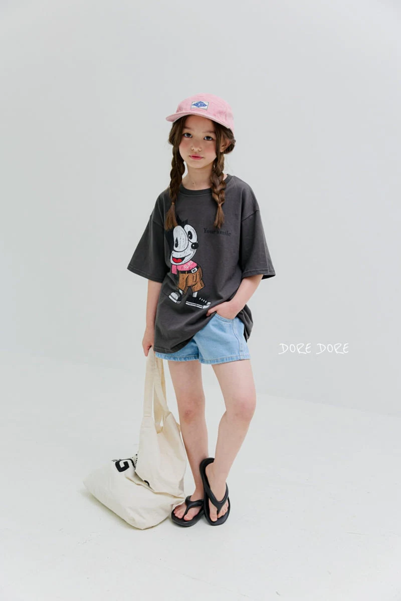 Dore Dore - Korean Children Fashion - #childrensboutique - Cat Boxy Tee - 8
