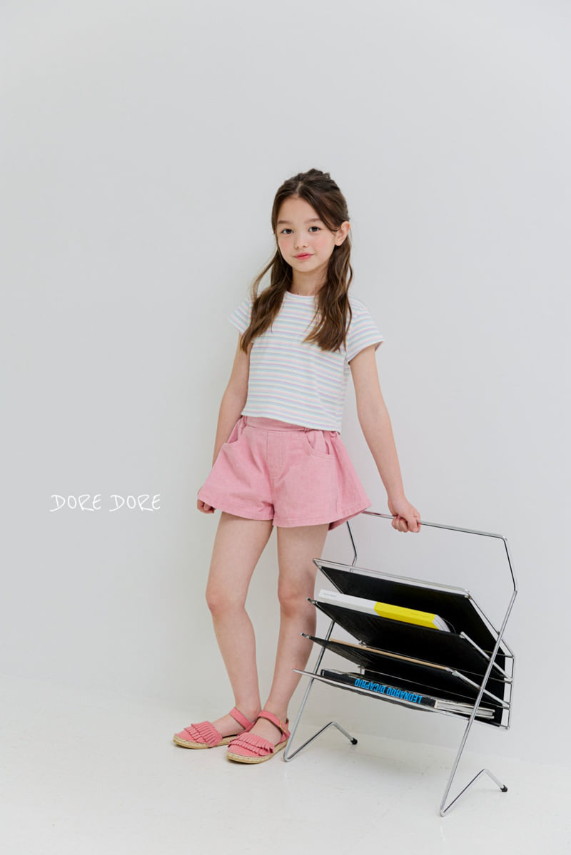 Dore Dore - Korean Children Fashion - #designkidswear - Cotton Candy Crop Tee - 8