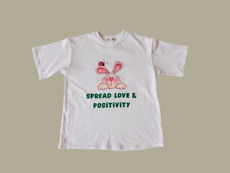 Dore Dore - Korean Children Fashion - #designkidswear - Rabbit Digital Crop Tee - 3