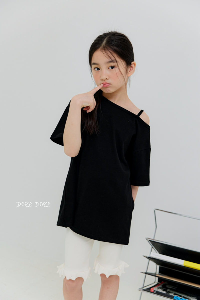 Dore Dore - Korean Children Fashion - #discoveringself - Frill Capri Leggings - 12