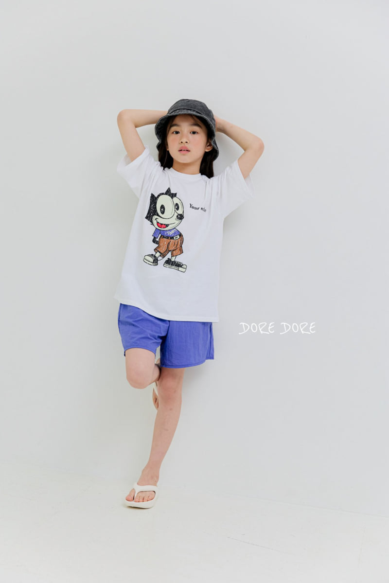 Dore Dore - Korean Children Fashion - #fashionkids - Cat Boxy Tee - 11