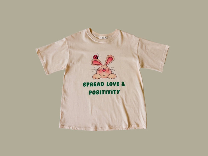 Dore Dore - Korean Children Fashion - #fashionkids - Rabbit Digital Crop Tee - 5