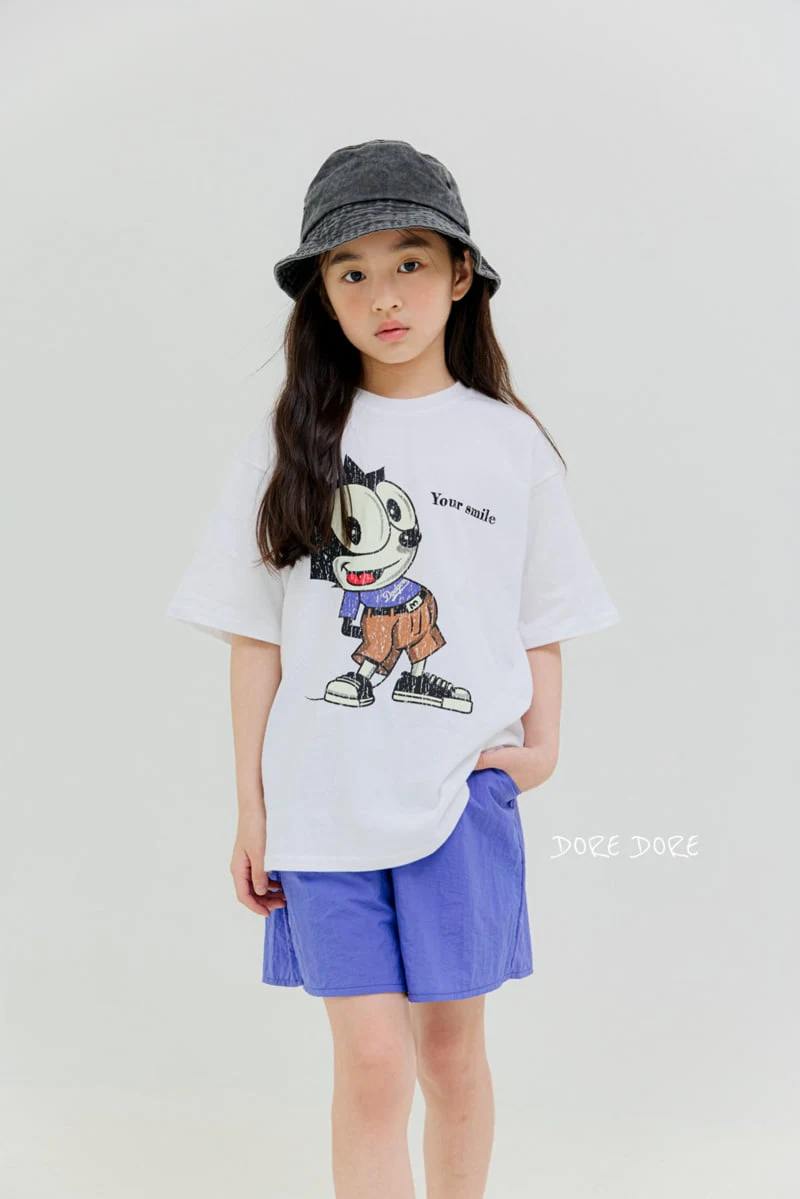 Dore Dore - Korean Children Fashion - #kidsshorts - Cat Boxy Tee - 12