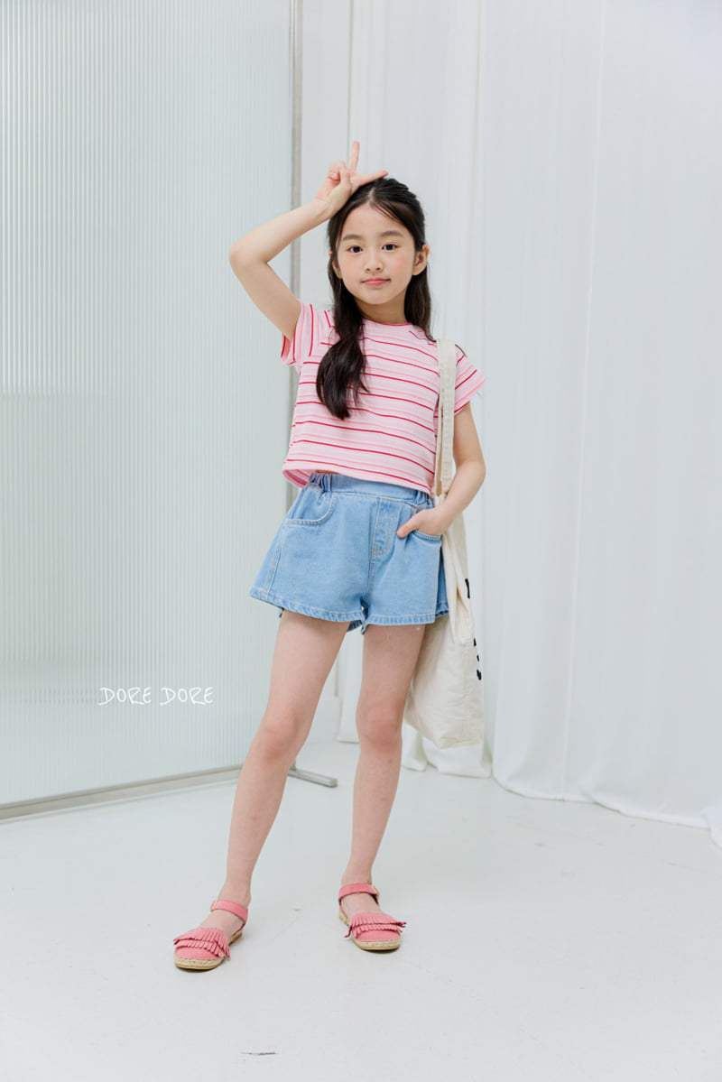 Dore Dore - Korean Children Fashion - #kidsstore - Cotton Candy Crop Tee - 12