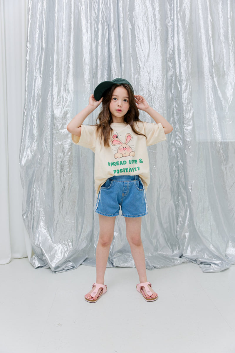 Dore Dore - Korean Children Fashion - #littlefashionista - Rabbit Digital Crop Tee - 10