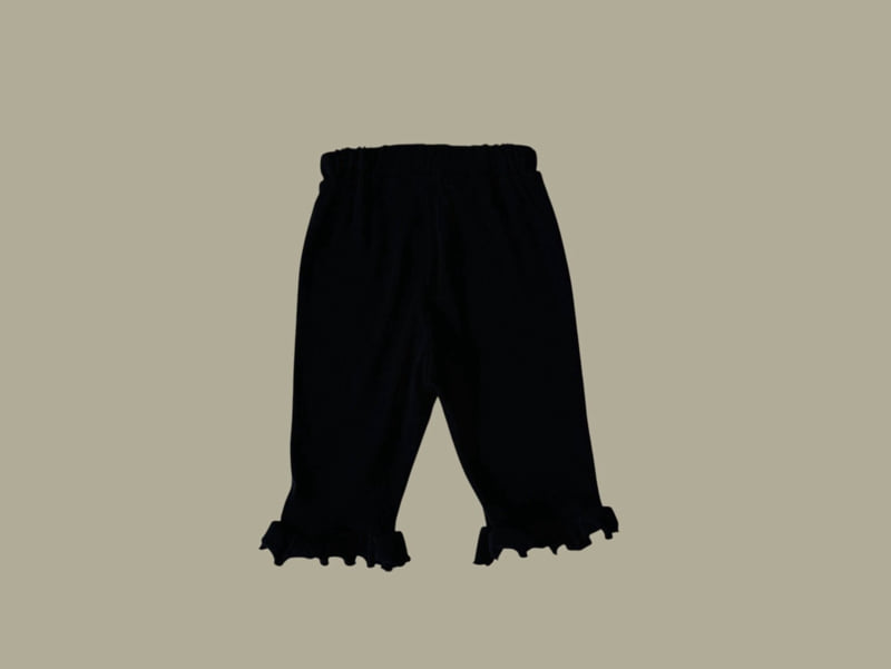 Dore Dore - Korean Children Fashion - #Kfashion4kids - Frill Capri Leggings - 4
