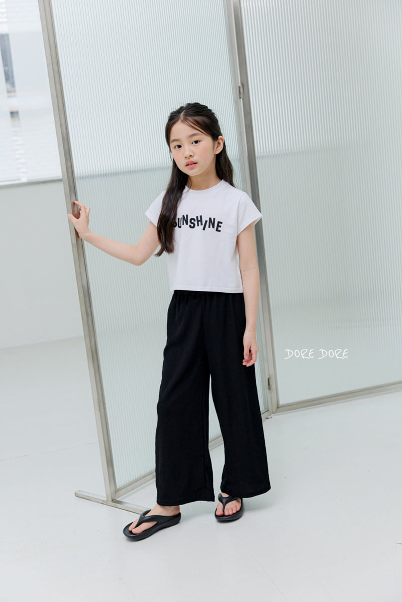 Dore Dore - Korean Children Fashion - #magicofchildhood - Sunshine Cap Crop Tee - 12