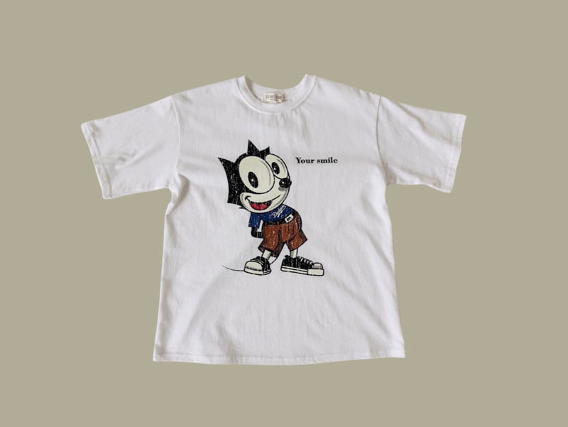 Dore Dore - Korean Children Fashion - #prettylittlegirls - Cat Boxy Tee - 3