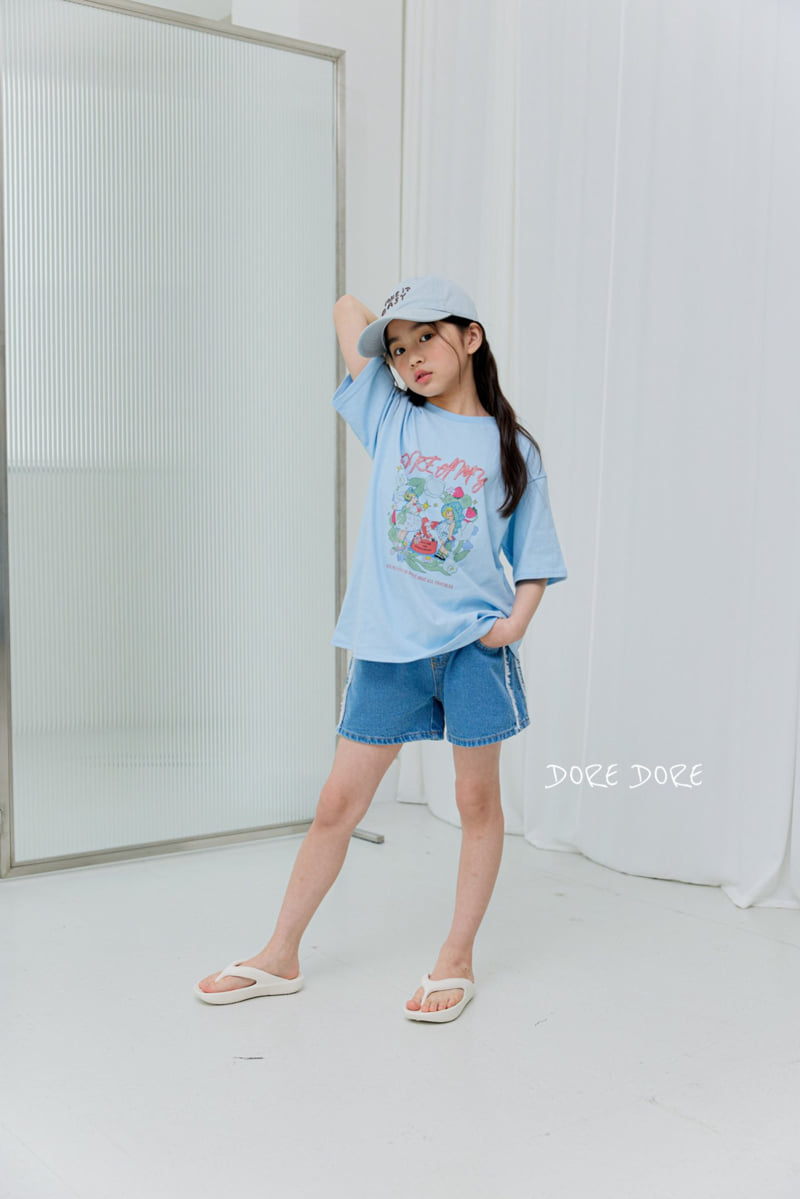 Dore Dore - Korean Children Fashion - #prettylittlegirls - Girl Digital Print Tee - 12