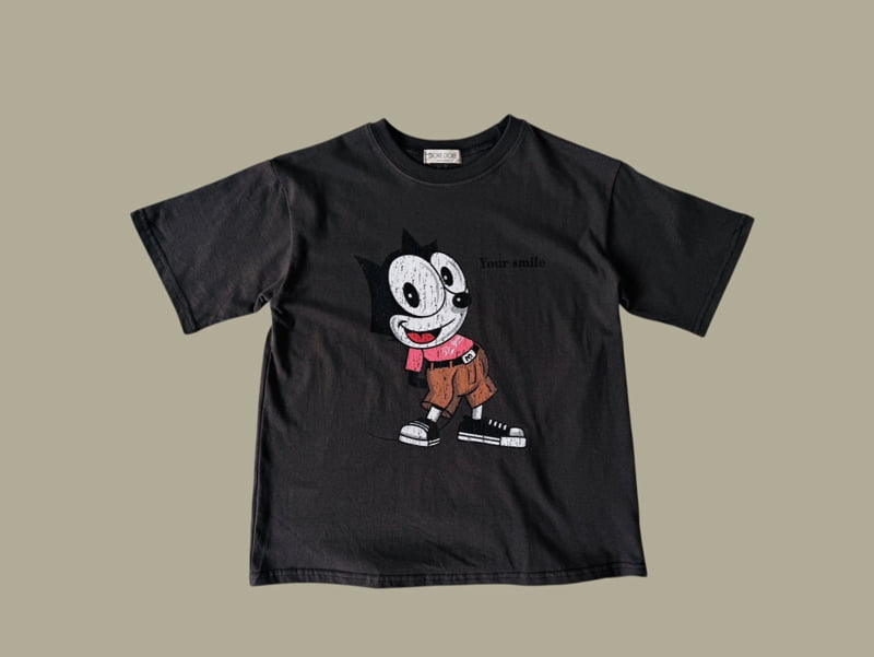 Dore Dore - Korean Children Fashion - #toddlerclothing - Cat Boxy Tee - 5