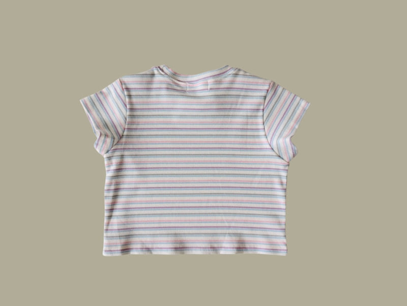Dore Dore - Korean Children Fashion - #todddlerfashion - Cotton Candy Crop Tee - 4