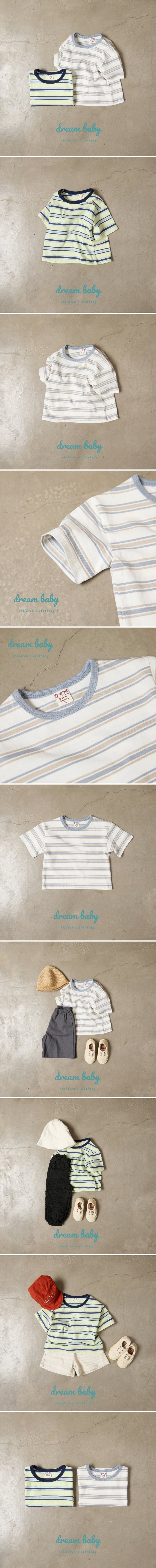 Dream Baby - Korean Children Fashion - #prettylittlegirls - Stripe Ole Tee