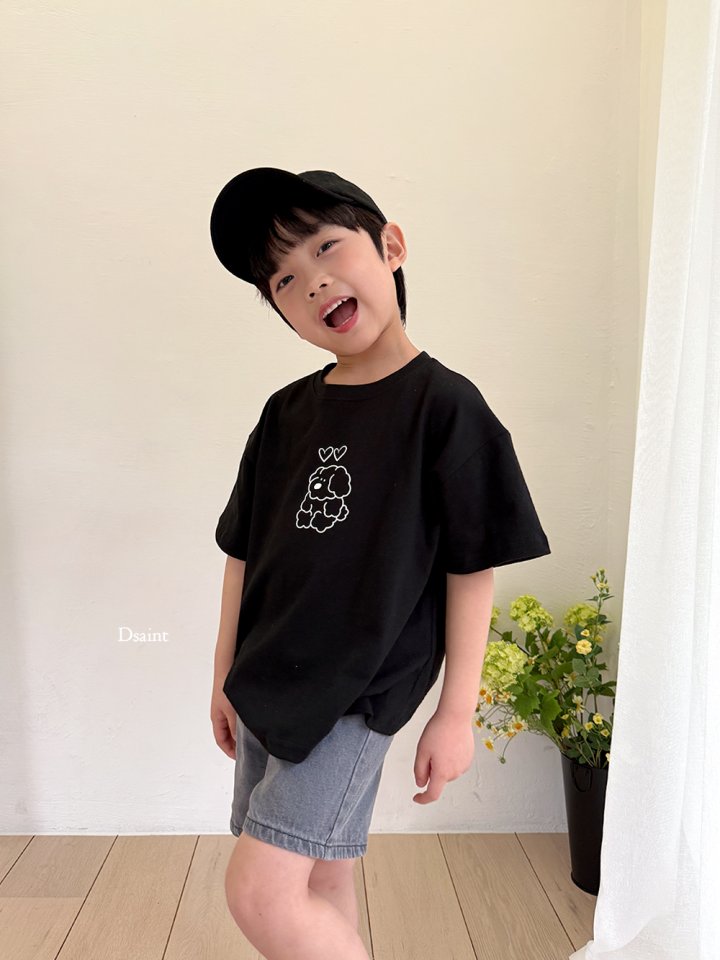 Dsaint - Korean Children Fashion - #Kfashion4kids - Two Heart Puppy Tee - 11