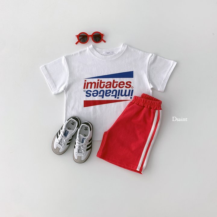 Dsaint - Korean Children Fashion - #Kfashion4kids - Two Line Shorts - 7