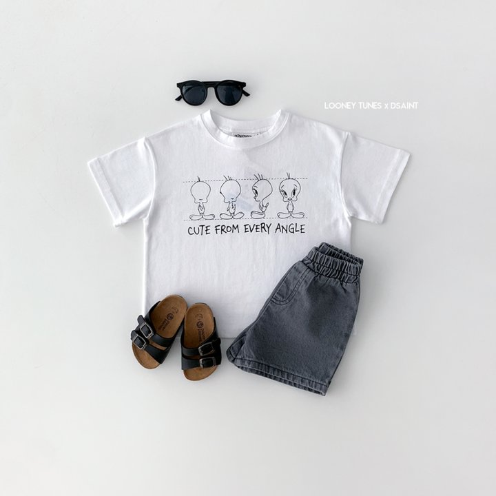 Dsaint - Korean Children Fashion - #Kfashion4kids - Cute Front Tweety Tee - 6