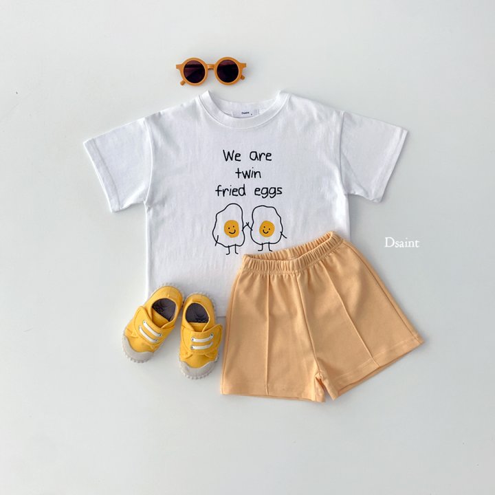 Dsaint - Korean Children Fashion - #childofig - Egg Friend Tee - 6