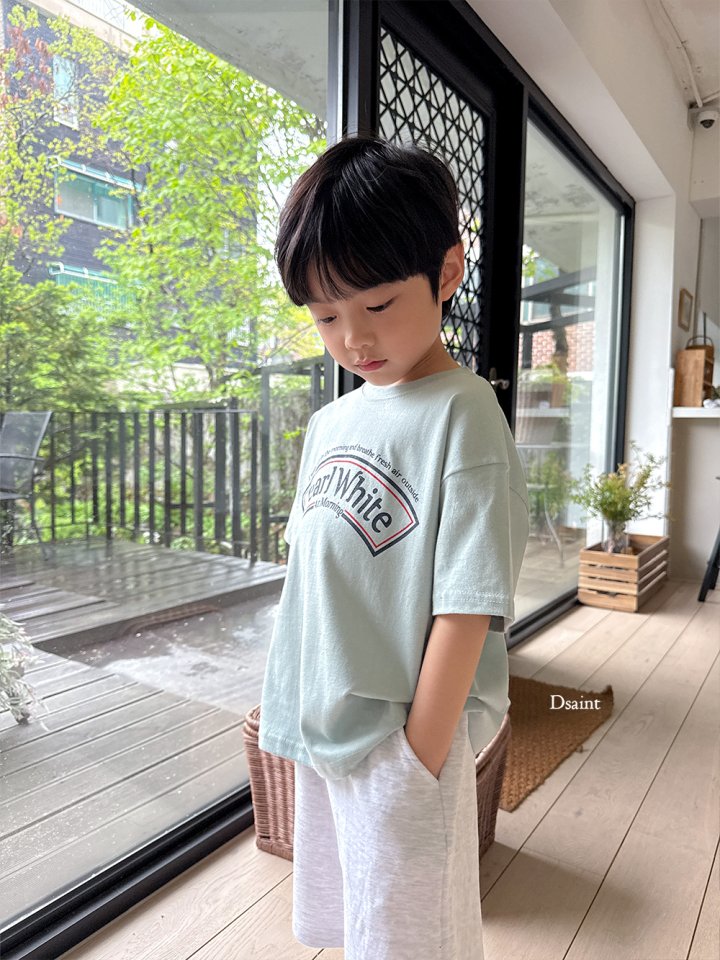Dsaint - Korean Children Fashion - #childofig - Pearl White Tee - 12