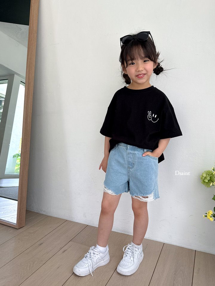 Dsaint - Korean Children Fashion - #childofig - Trick Half Open Vintage Pants - 11