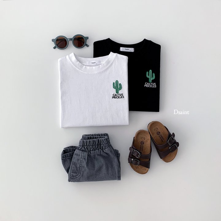 Dsaint - Korean Children Fashion - #childofig - Cactus Tee - 4