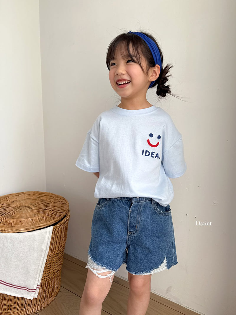Dsaint - Korean Children Fashion - #childrensboutique - Trick Half Open Vintage Pants - 12