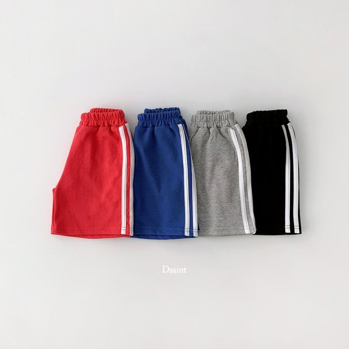 Dsaint - Korean Children Fashion - #designkidswear - Two Line Shorts
