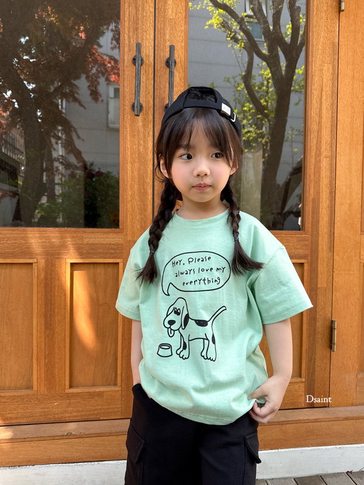 Dsaint - Korean Children Fashion - #designkidswear - Check Puppy Tee - 11