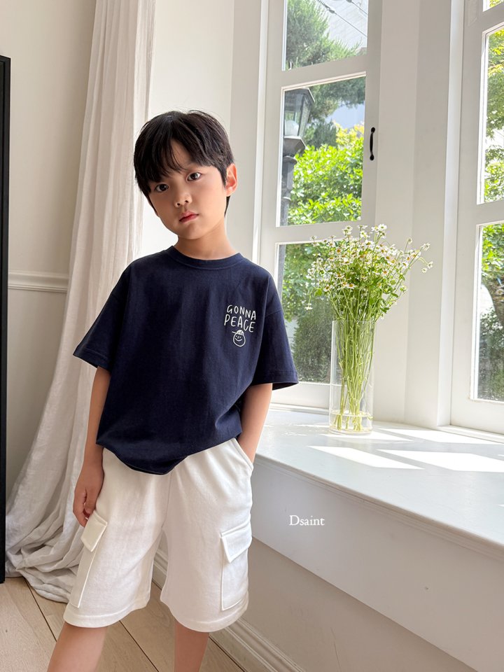 Dsaint - Korean Children Fashion - #discoveringself - Peace Short Sleeve Tee - 11