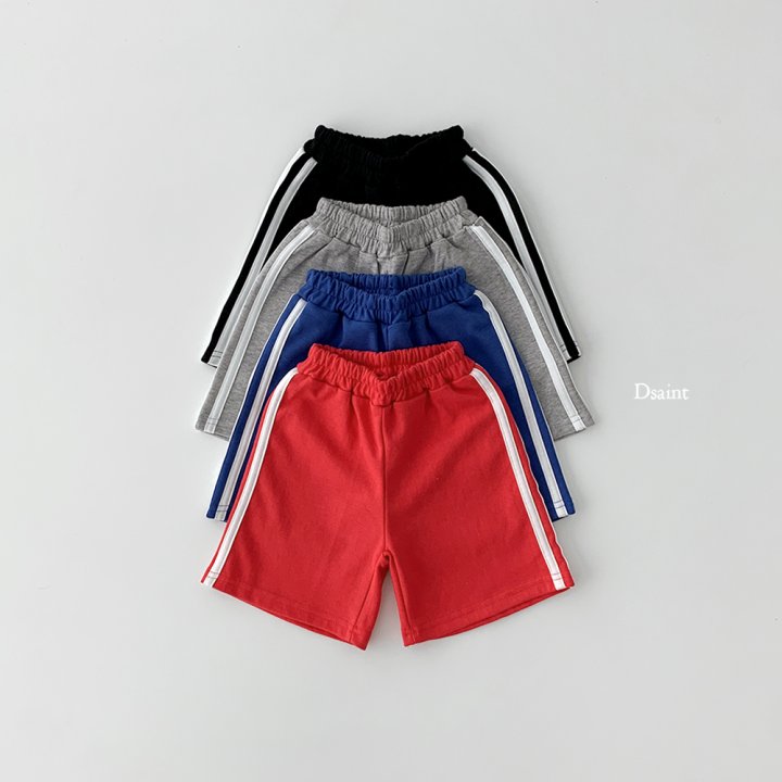 Dsaint - Korean Children Fashion - #discoveringself - Two Line Shorts - 2