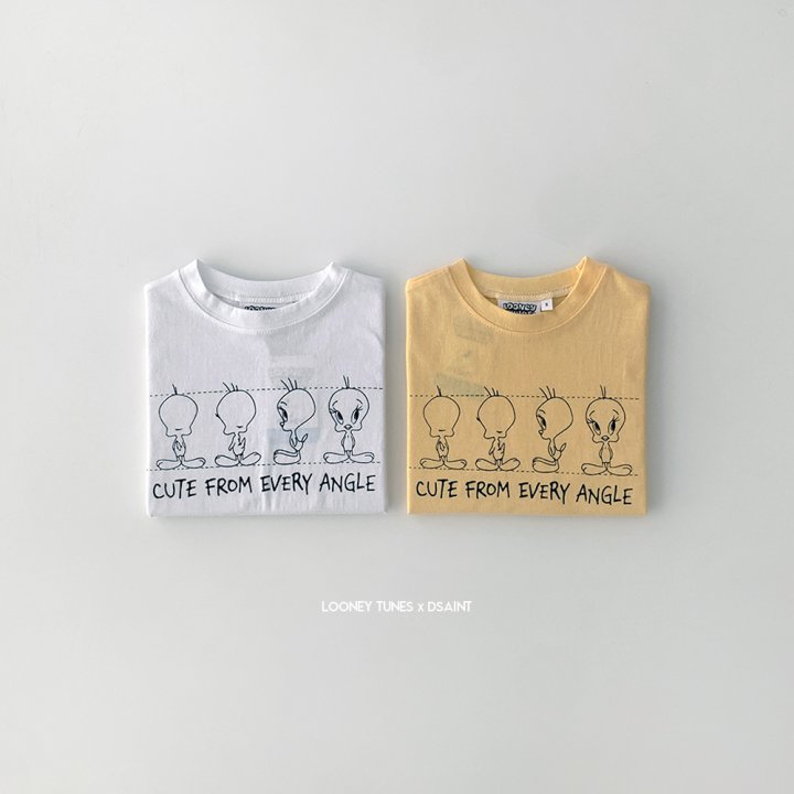 Dsaint - Korean Children Fashion - #discoveringself - Cute Front Tweety Tee
