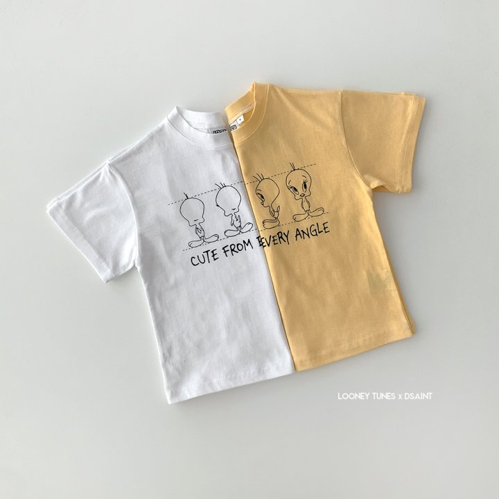 Dsaint - Korean Children Fashion - #fashionkids - Cute Front Tweety Tee - 2