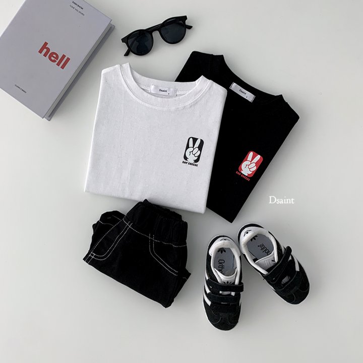 Dsaint - Korean Children Fashion - #kidsshorts - Save Me Tee - 5