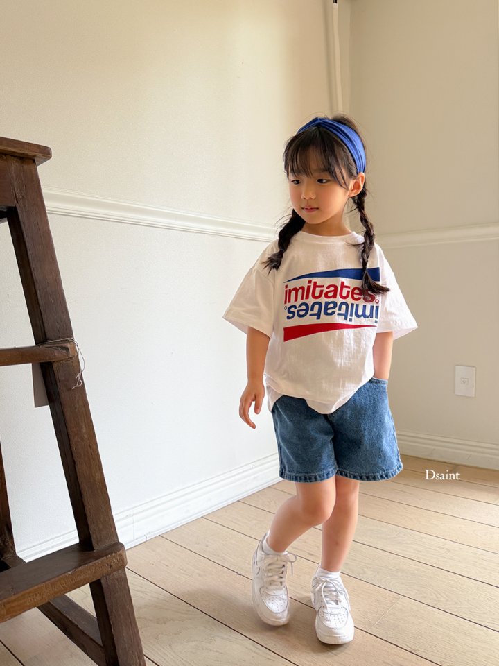 Dsaint - Korean Children Fashion - #kidsshorts - Smart! Blue Denim Pants - 12