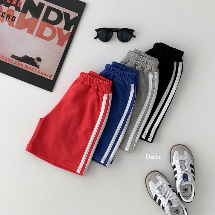 Dsaint - Korean Children Fashion - #kidsstore - Two Line Shorts - 5
