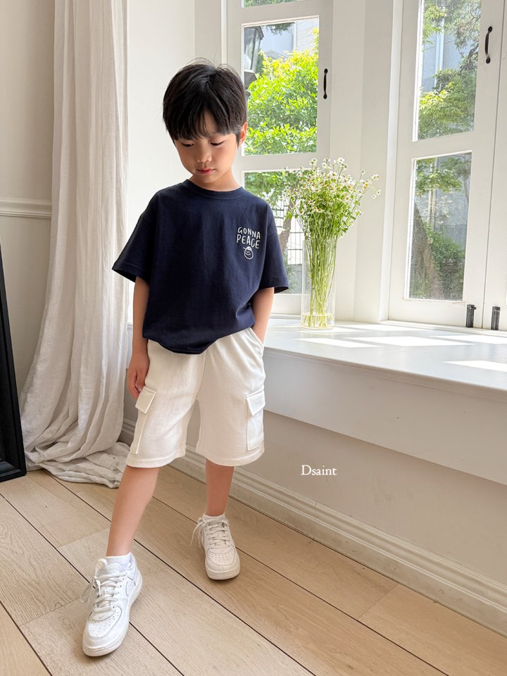 Dsaint - Korean Children Fashion - #kidsstore - Cargo Bermuda Jersey Pants - 11