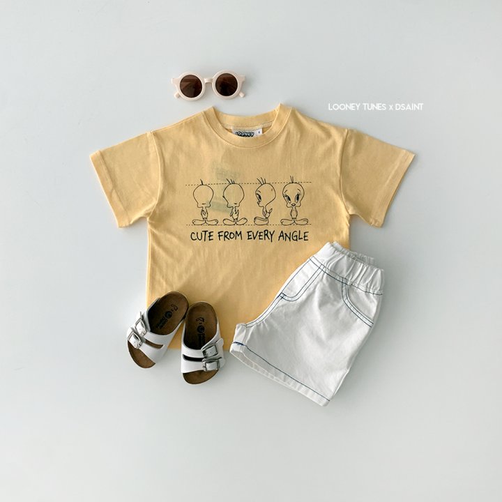 Dsaint - Korean Children Fashion - #littlefashionista - Cute Front Tweety Tee - 7