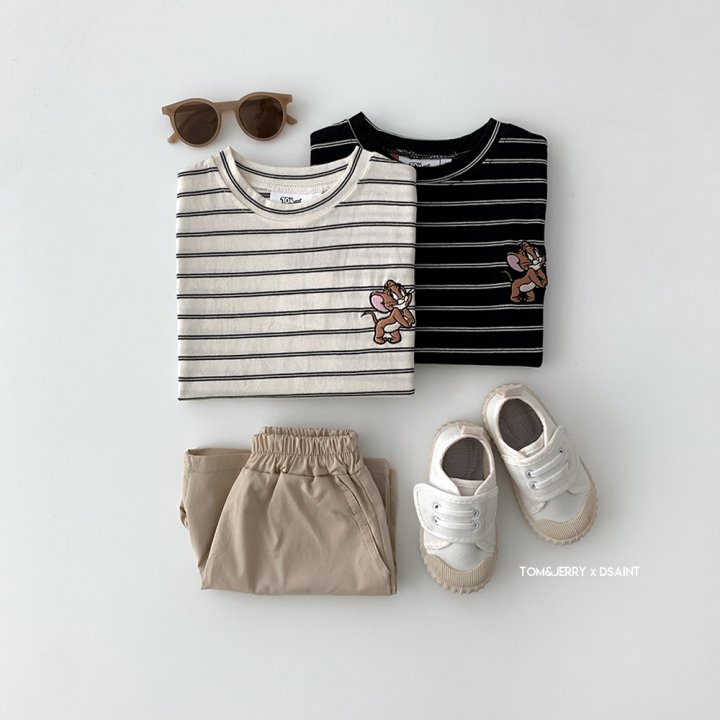 Dsaint - Korean Children Fashion - #littlefashionista - Shy Zebra Stripe Tee - 5