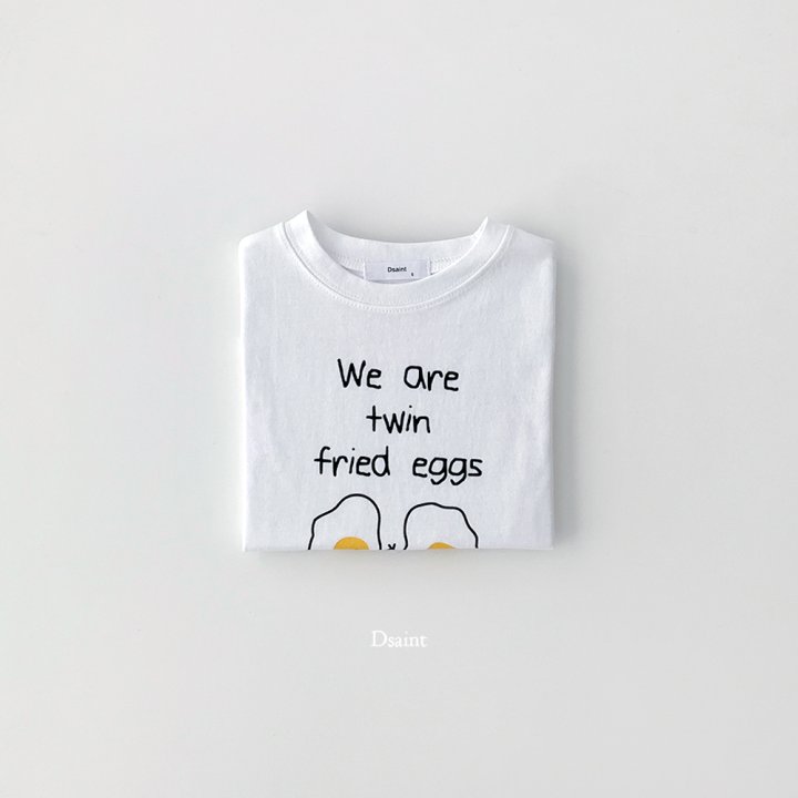 Dsaint - Korean Children Fashion - #magicofchildhood - Egg Friend Tee - 3