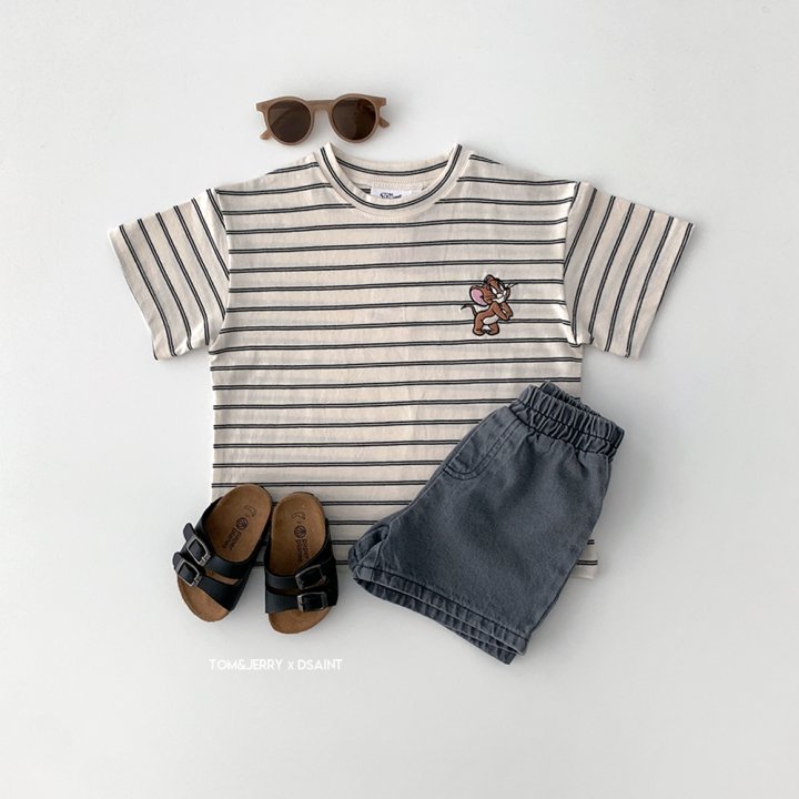 Dsaint - Korean Children Fashion - #magicofchildhood - Shy Zebra Stripe Tee - 6