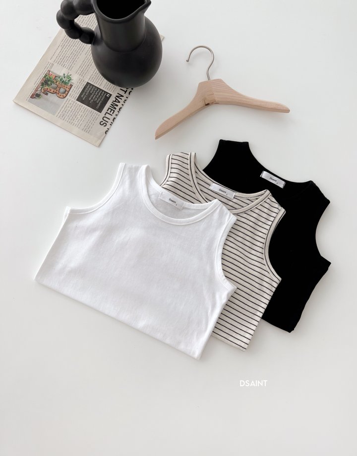Dsaint - Korean Children Fashion - #magicofchildhood - Layered Tank Top (Stripe) - 3