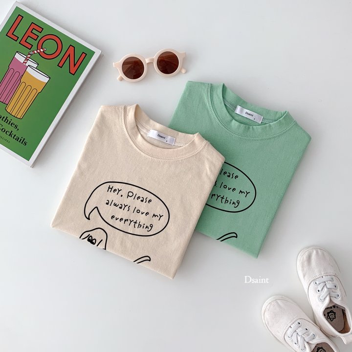 Dsaint - Korean Children Fashion - #magicofchildhood - Check Puppy Tee - 4