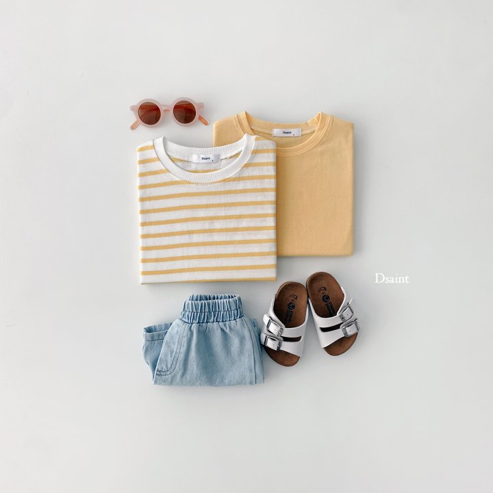 Dsaint - Korean Children Fashion - #minifashionista - Buy Now Set (Tee + Tee) - 6