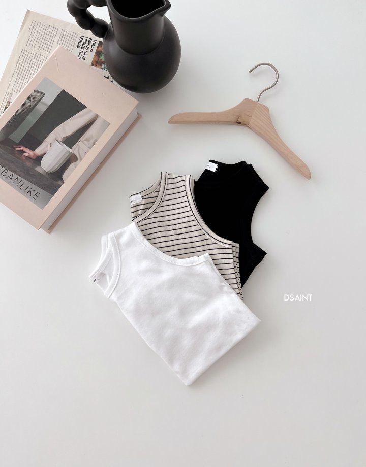 Dsaint - Korean Children Fashion - #magicofchildhood - Layered Tank Top (Stripe) - 4