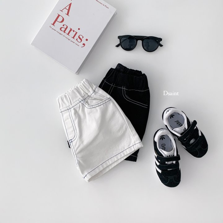 Dsaint - Korean Children Fashion - #minifashionista - Stretch Cotton Shorts - 5