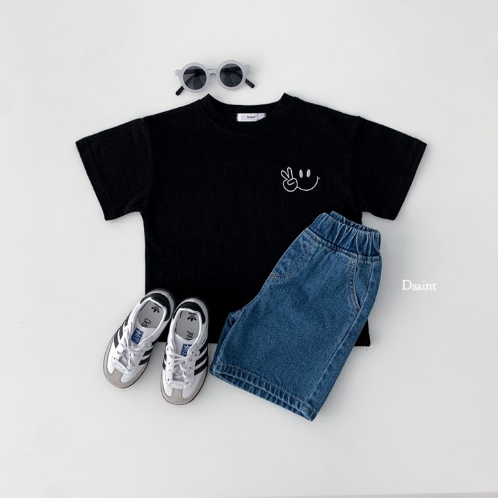 Dsaint - Korean Children Fashion - #prettylittlegirls - V Smile Tee - 9